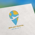Biplab travel agency Logo Design