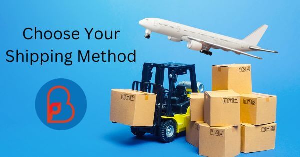 choose a shipping methode