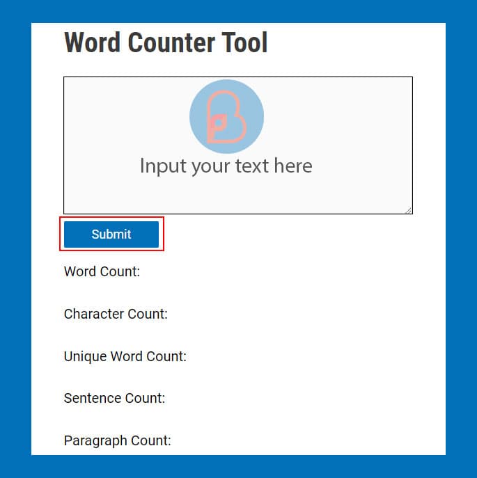 Free Word Counter Tool